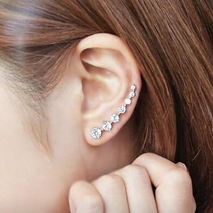 Rhinestone Crawler Earrings